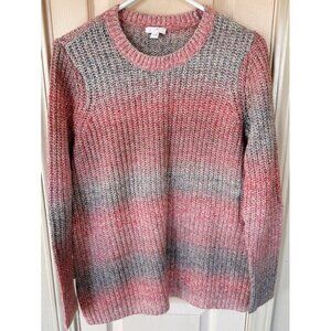 J.Jill Womens Small Multicolored Long Sleeve Knit Sweater